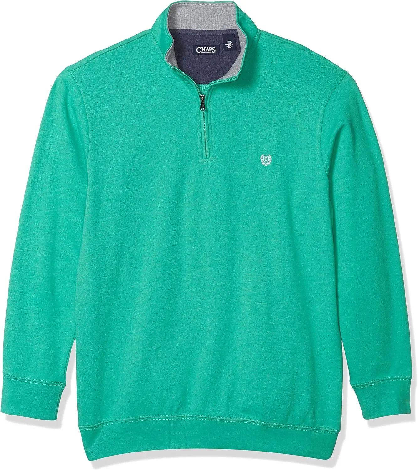 

Свитер Chaps мужской Big and Tall Classic Fit Textured с застежкой на четверть