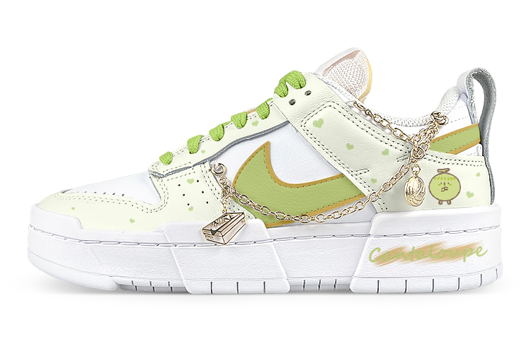 

Кроссовки Nike Dunk Disrupt Skateboard Shoes Women's Low-Top White/Green