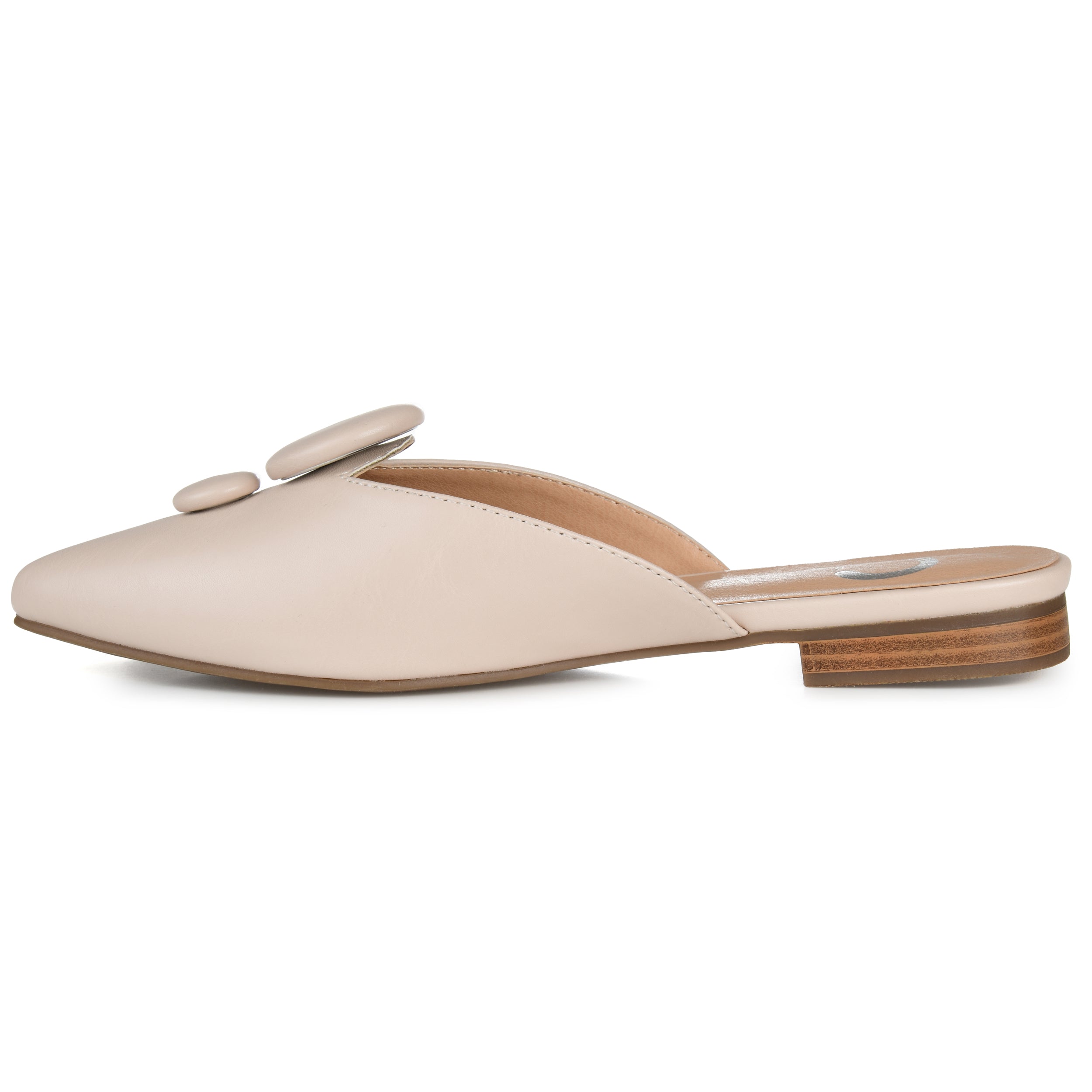 Женские туфли Mallorie Mule от Journee Journee Collection, цвет nude — фото 2