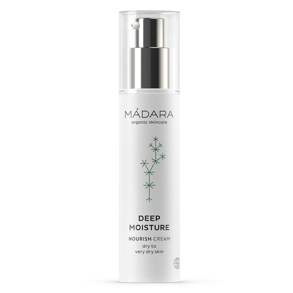

Интенсивно питательный увлажняющий дневной крем для лица deep moisture nourish cream Madara, 50 мл