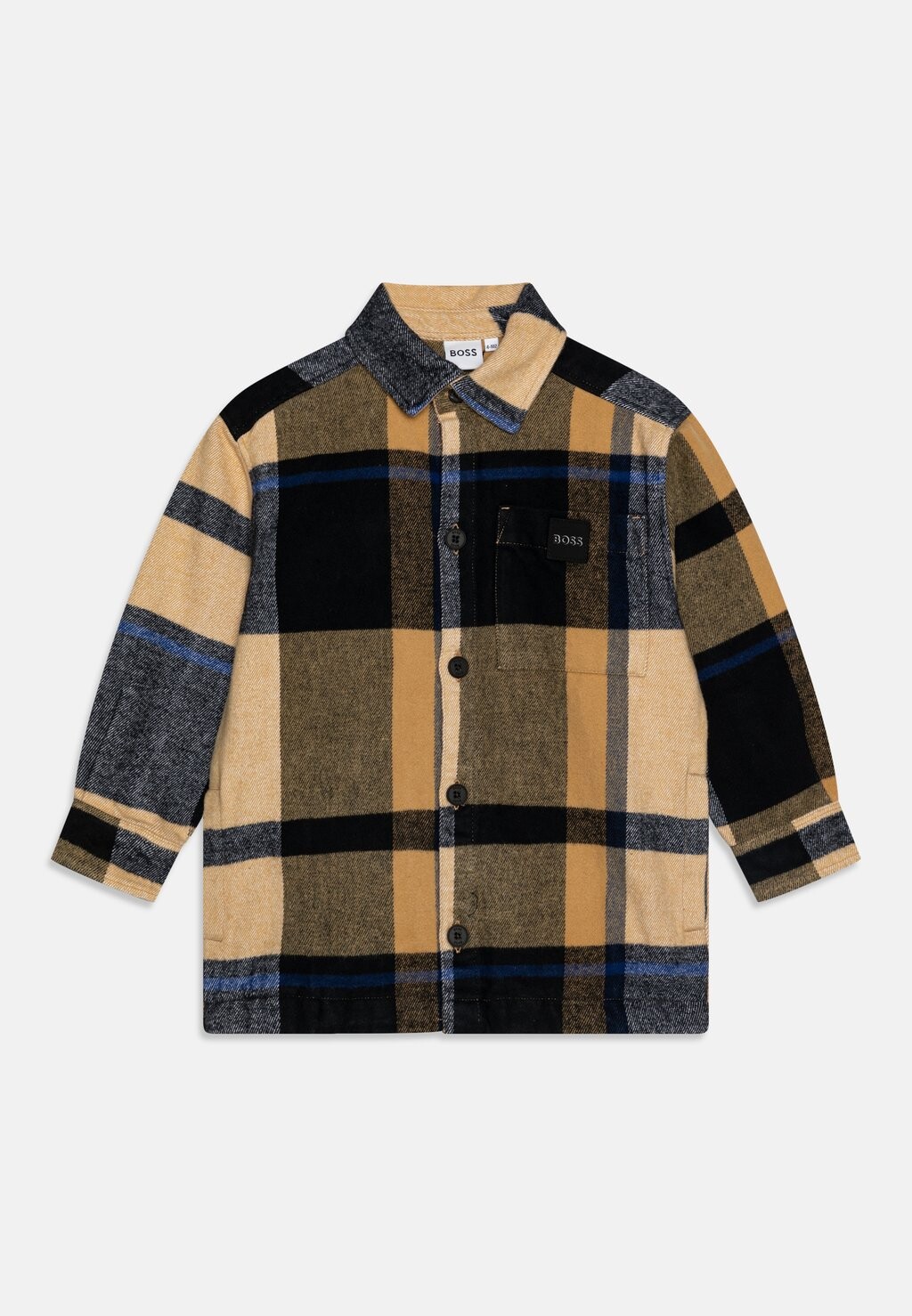 

Рубашка LONG SLEEVED BOSS Kidswear, бежевый