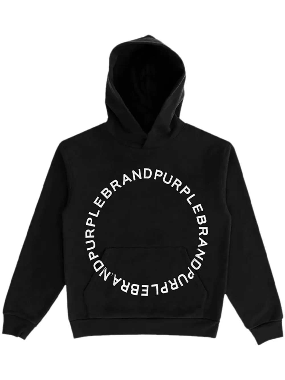 

Худи Circle Wordmark Purple Brand, черный