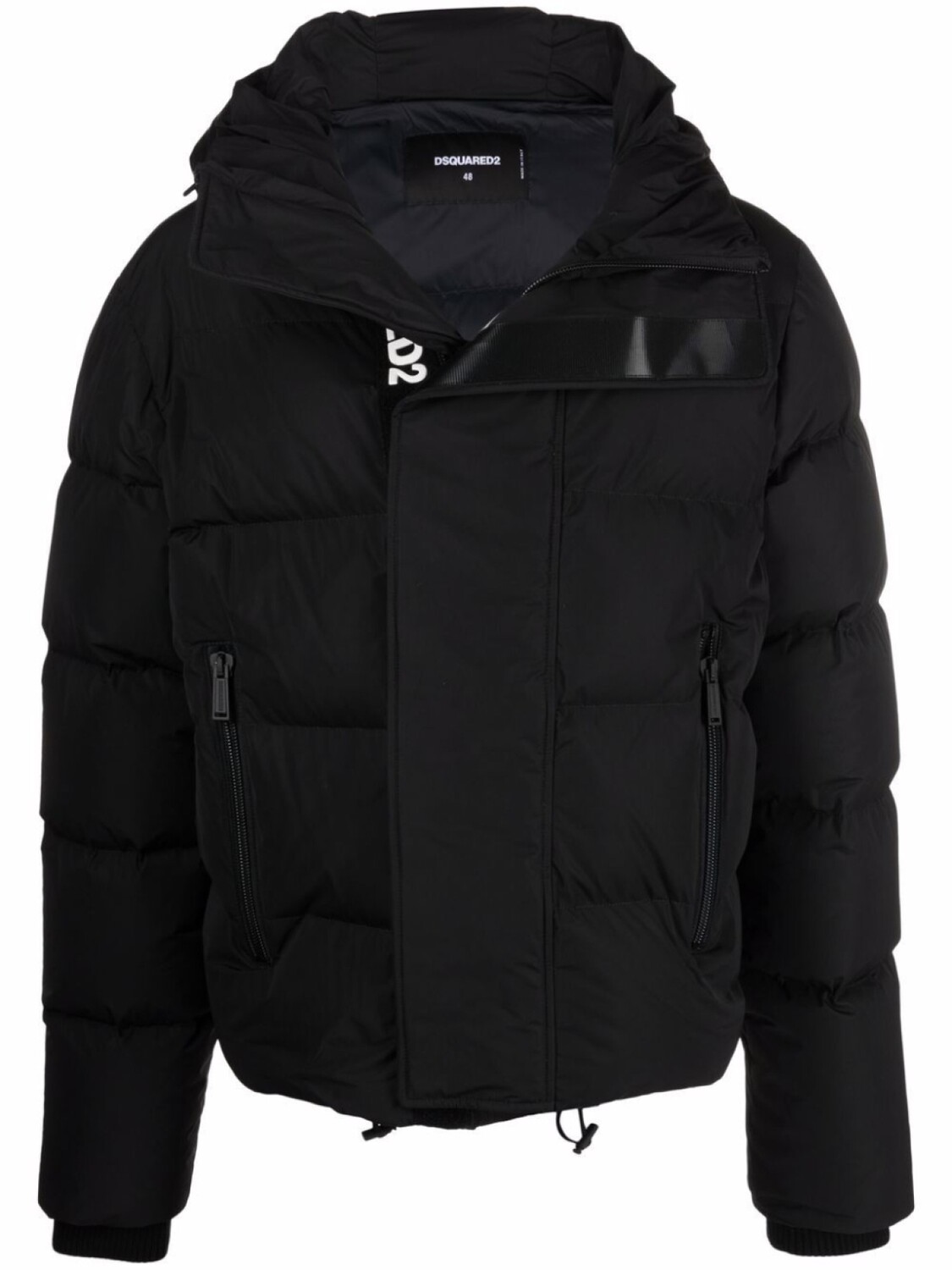 

Dsquared2 пуховик с логотипом, черный
