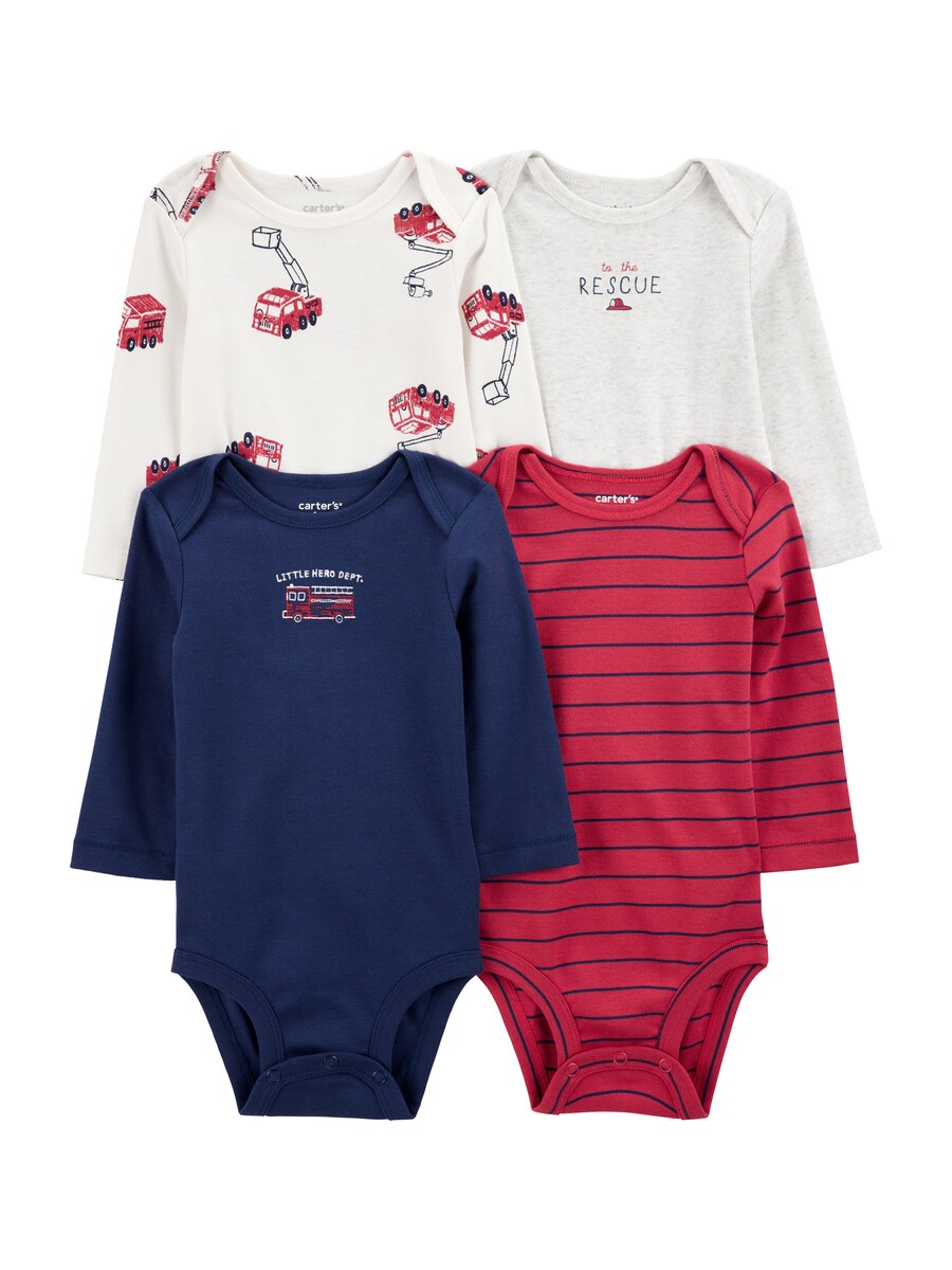 

Комбинезон Carter's, цвет Navy/mottled grey/Red/White