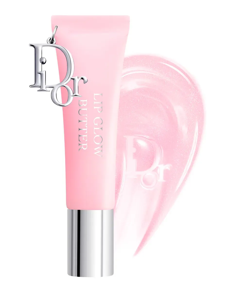 Блеск для губ Addict Lip Glow Butter, уход для губ с пептидом и керамидами Dior, 101 Glazed Pink