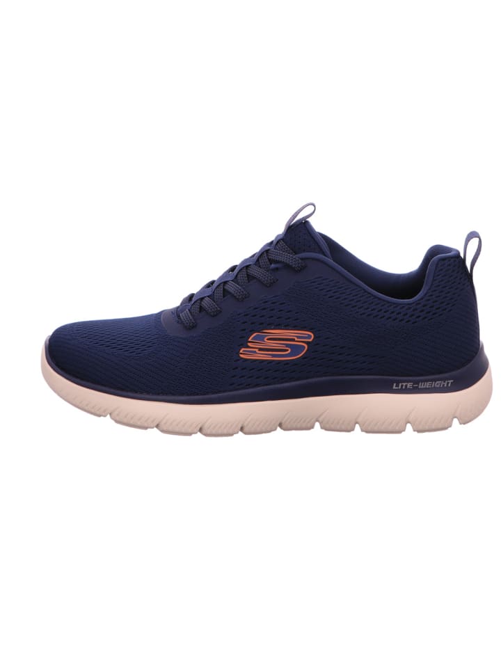 Skechers синие спортивные кроссовки — фото 3