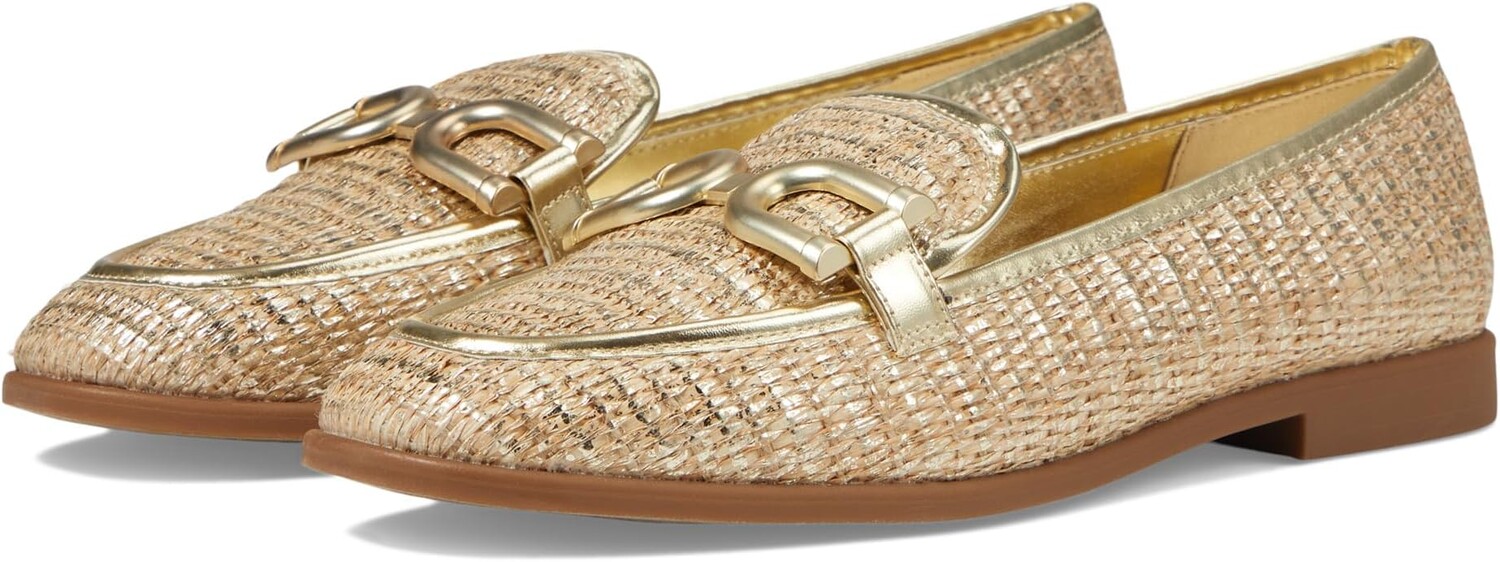

Лоферы Kenneth Cole New York Linda Bit, цвет Soft Gold Raffia