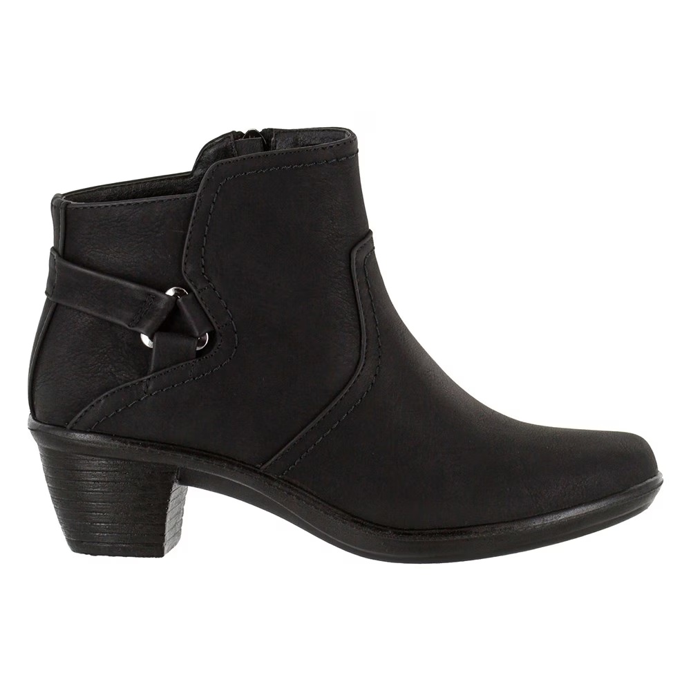 Ботильоны в вестерн-стиле Easy Street, black matte synthetic — фото 2