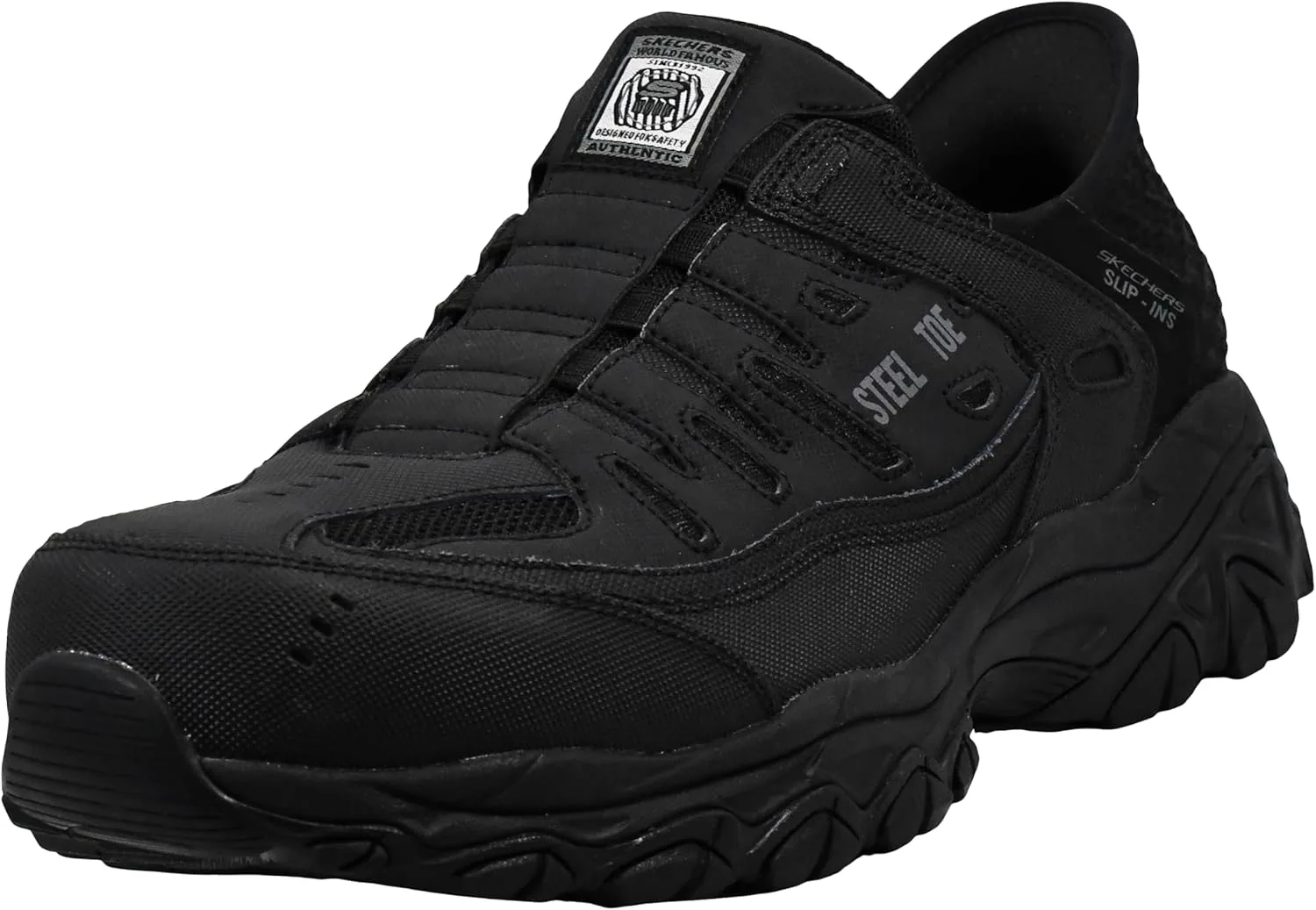Мужские безшнурковые кроссовки Skechers Cankton-Faison St, черный