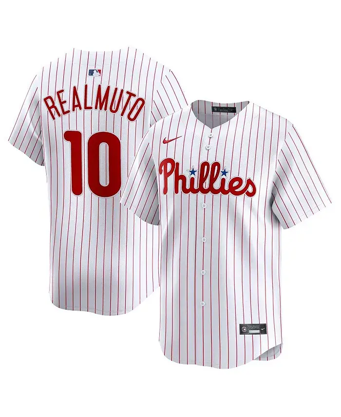 

Мужская белая лимитированная джерси Philadelphia Phillies с игроком J.T. Realmuto Nike