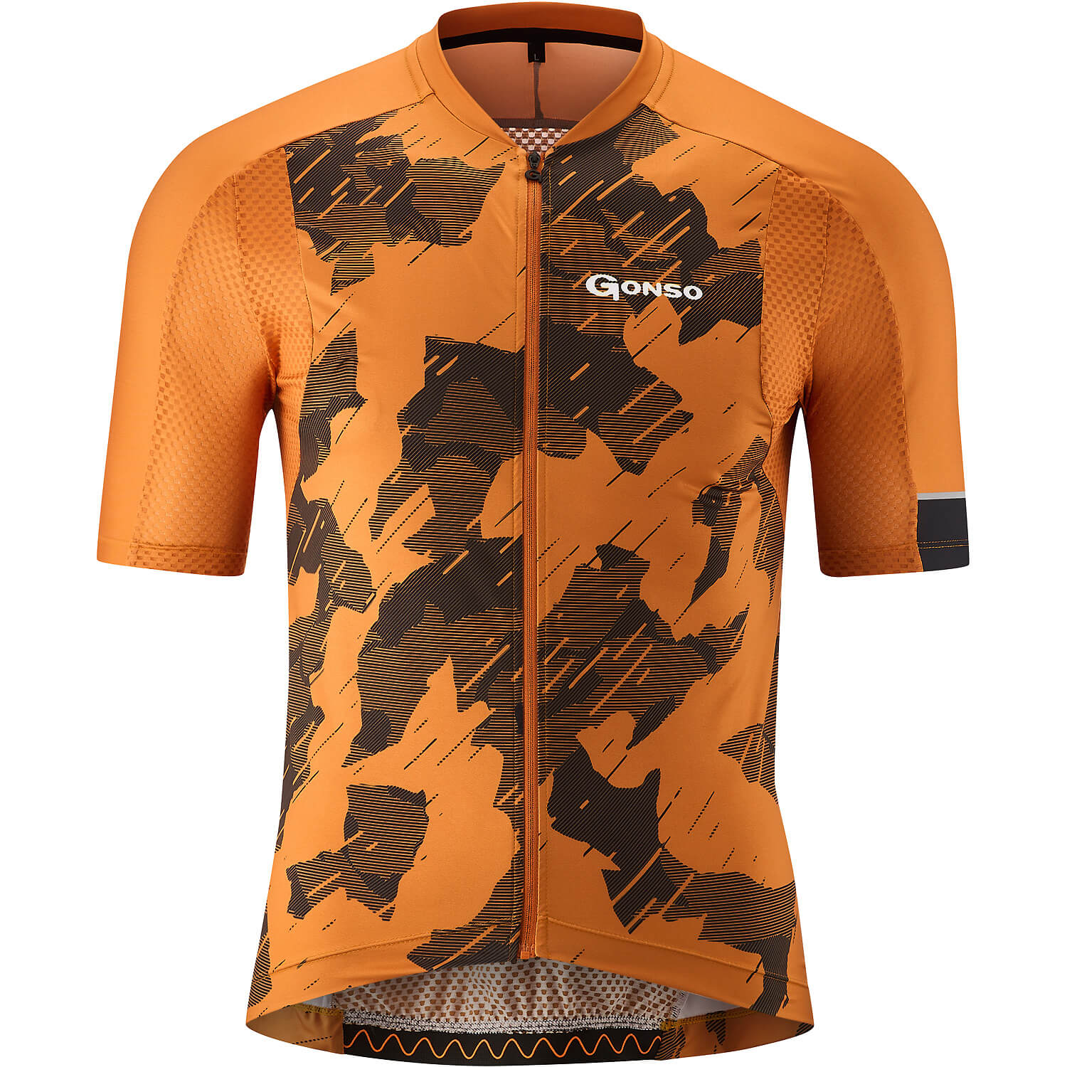 

Рубашка Gonso Radtrikot 1/2 FZ Ardole, цвет Dunkelorange