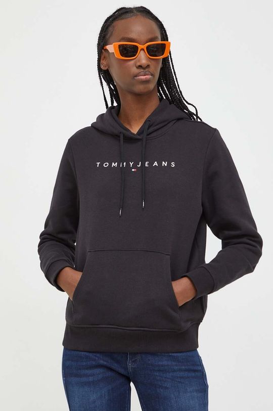 

Толстовка с капюшоном Tommy Jeans, черный