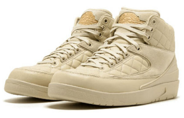 Кроссовки 2 retro x just don 'beach' Air Jordan, бежевый — фото 3