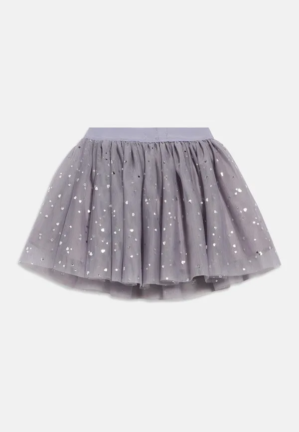 Плиссированная юбка нмфтерана Name It, Lavender Gray/Silver Coloured — фото 2