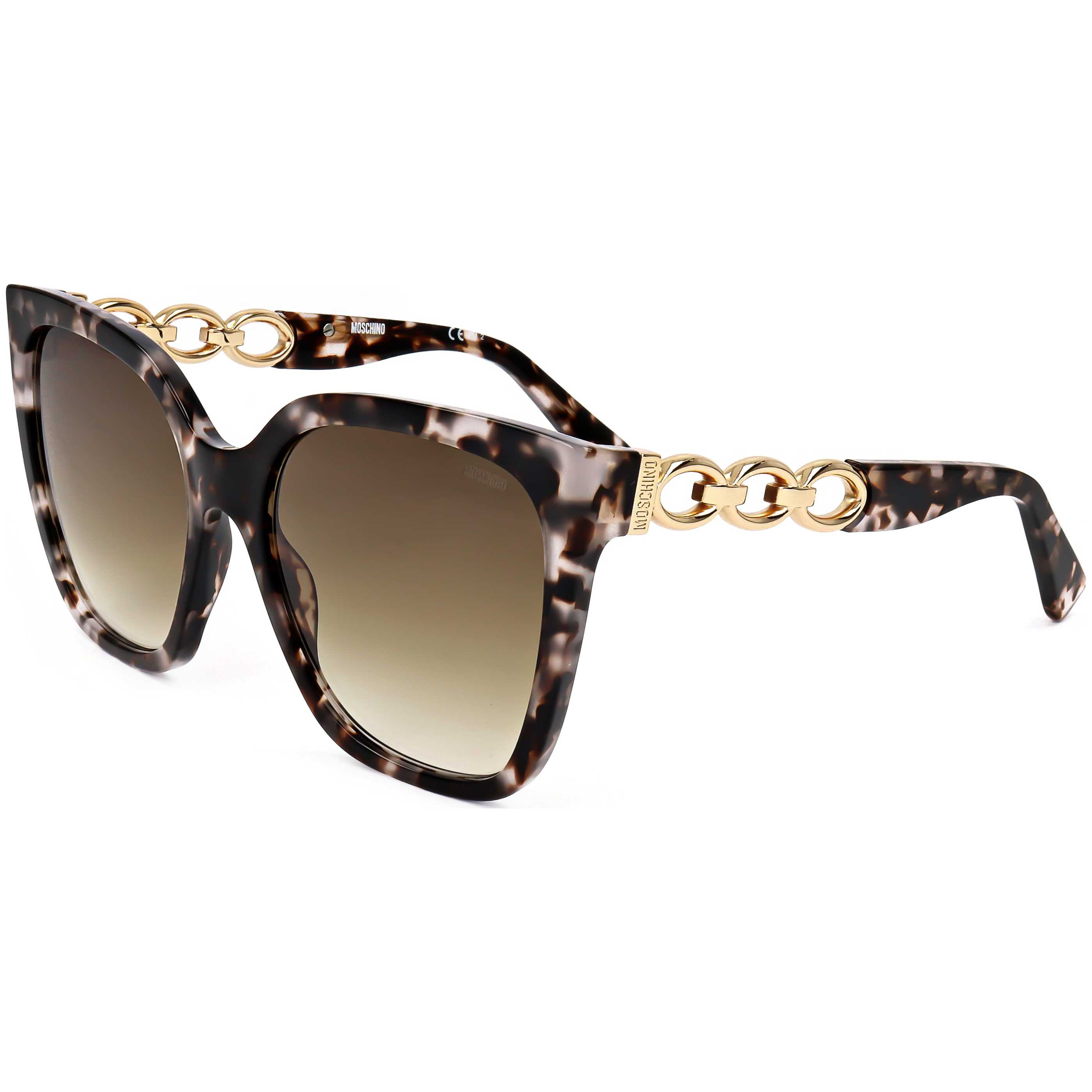 

Женские солнцезащитные очки Moschino 55 мм коричневого цвета Moschino, Pink Havana