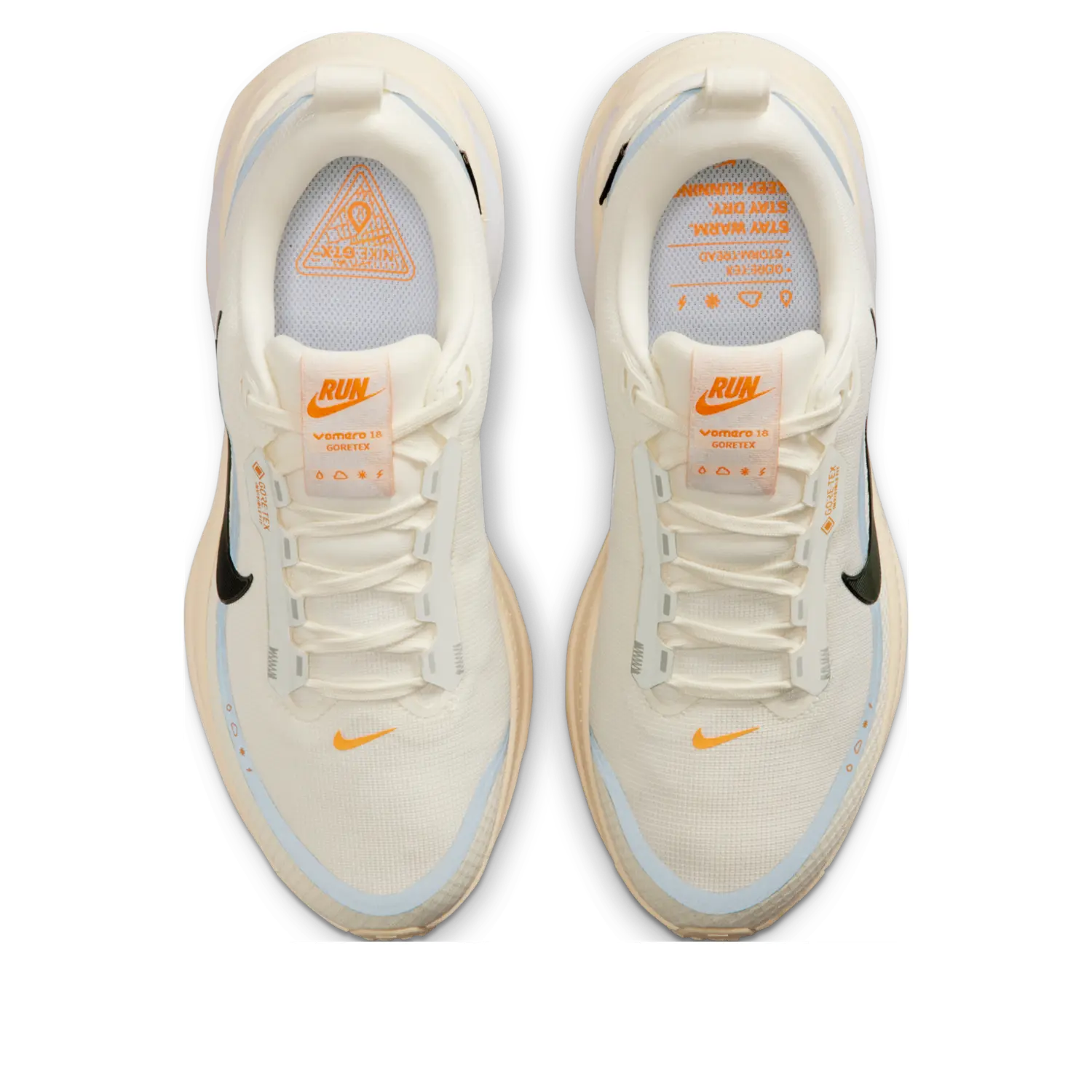 Кроссовки (WMNS) Nike Vomero 18 Gore-Tex 'Pale Ivory Football Grey' — фото 4