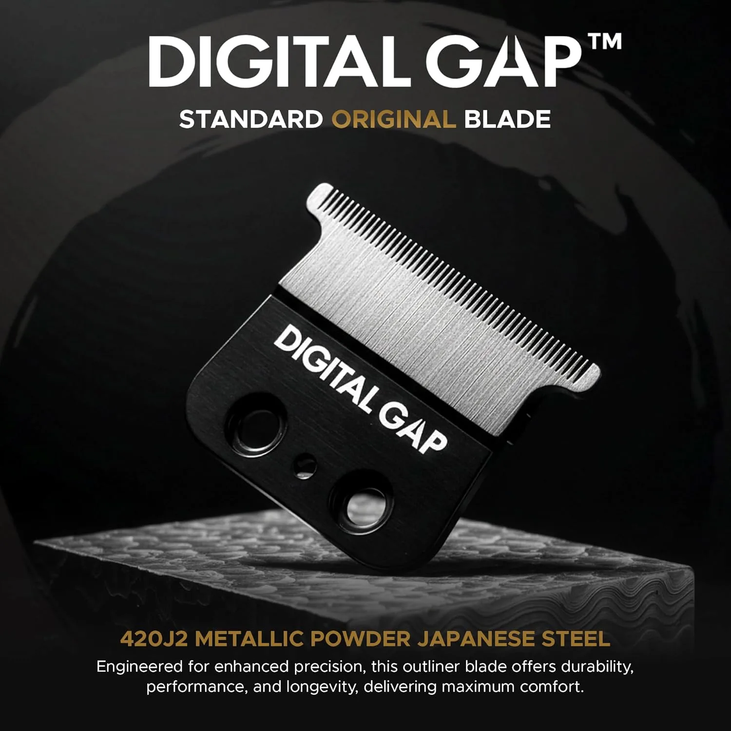 Сменное лезвие COCCO Digital Gap Standard Trimmer, крепление на винтах, ширина 40,5 мм, расстояние между отверстиями 16 мм, для COCCO Veloce, Hyper Veloce и триммеров с аналогичными лезвиями — фото 2