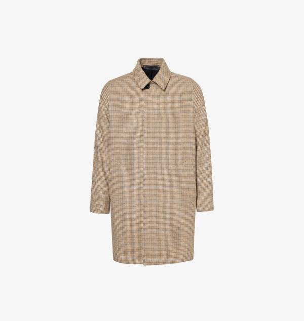 

Шерстяное пальто стандартного кроя с раскладывающимся воротником Paul Smith, коричневый