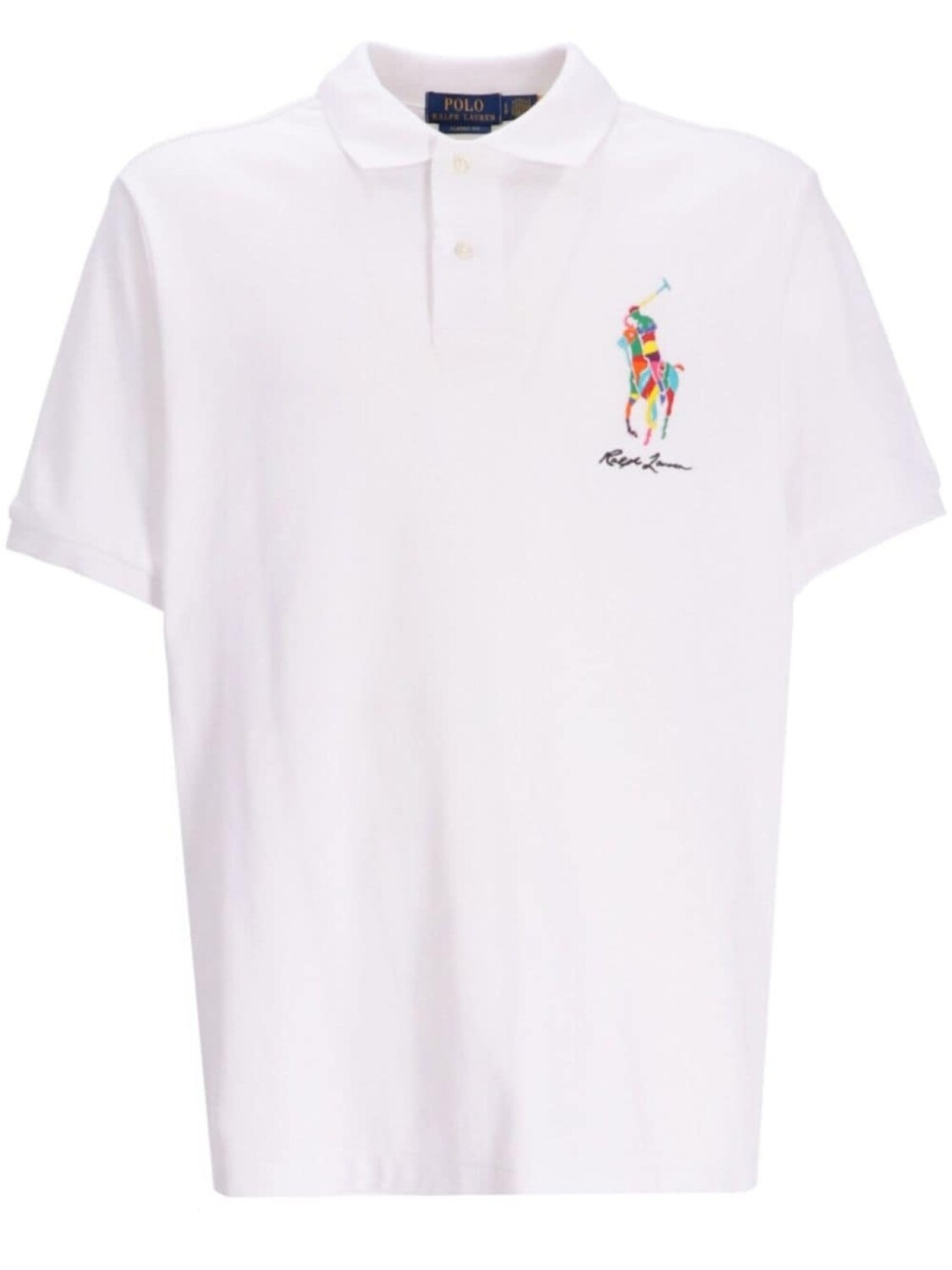 

Рубашка поло с вышивкой Polo Pony Polo Ralph Lauren, белый