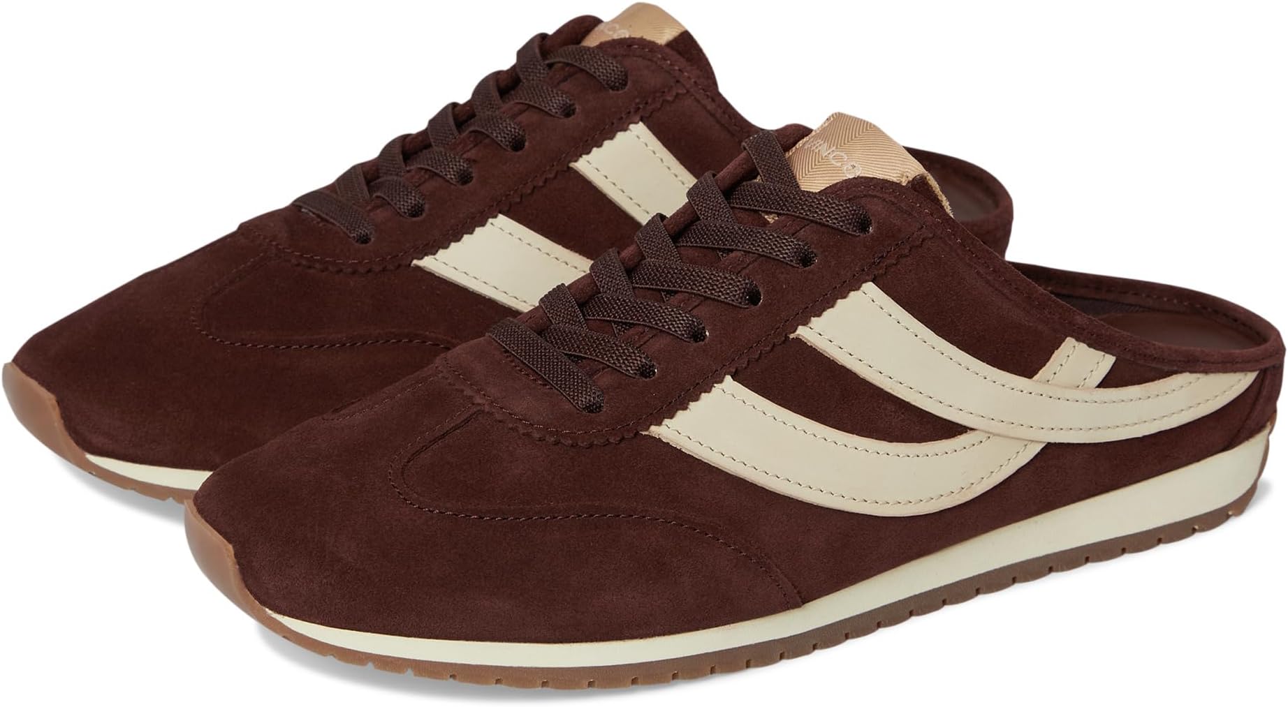 Кроссовки Vince Oasis Runner Mule Mule Shoes, цвет Chili Brown/Moonlght