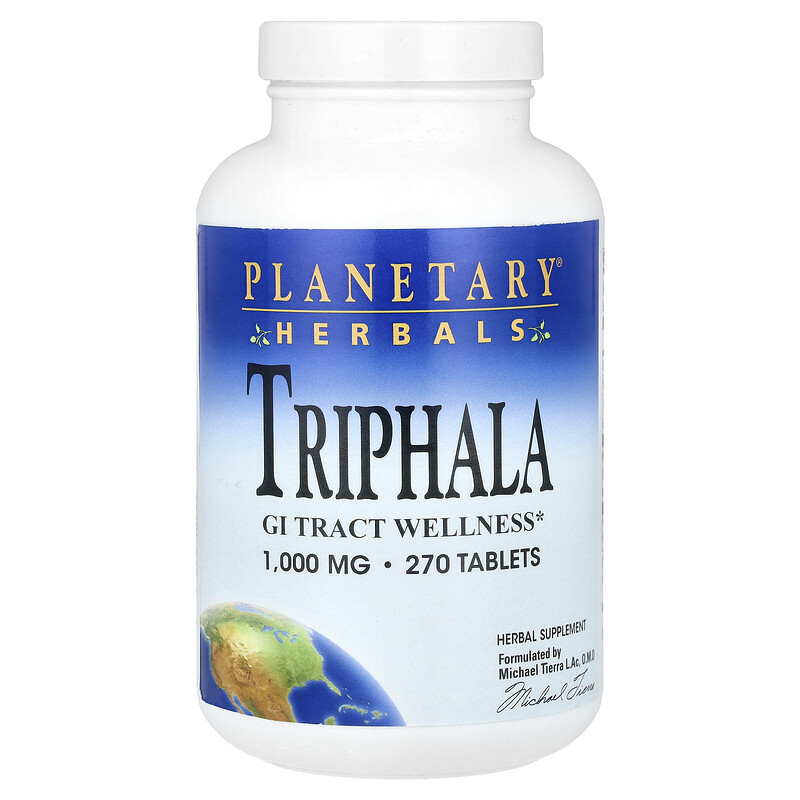 

Planetary Herbals, Трифала, 270 таблеток