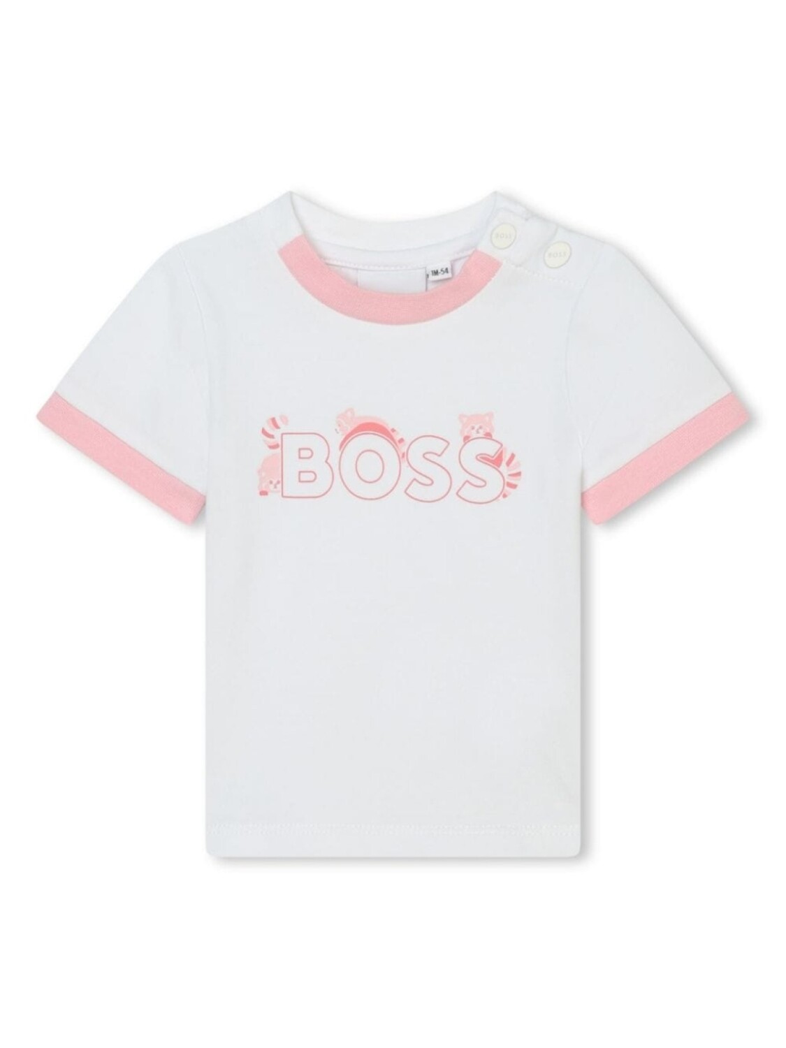 

BOSS Kidswear футболка с логотипом, белый