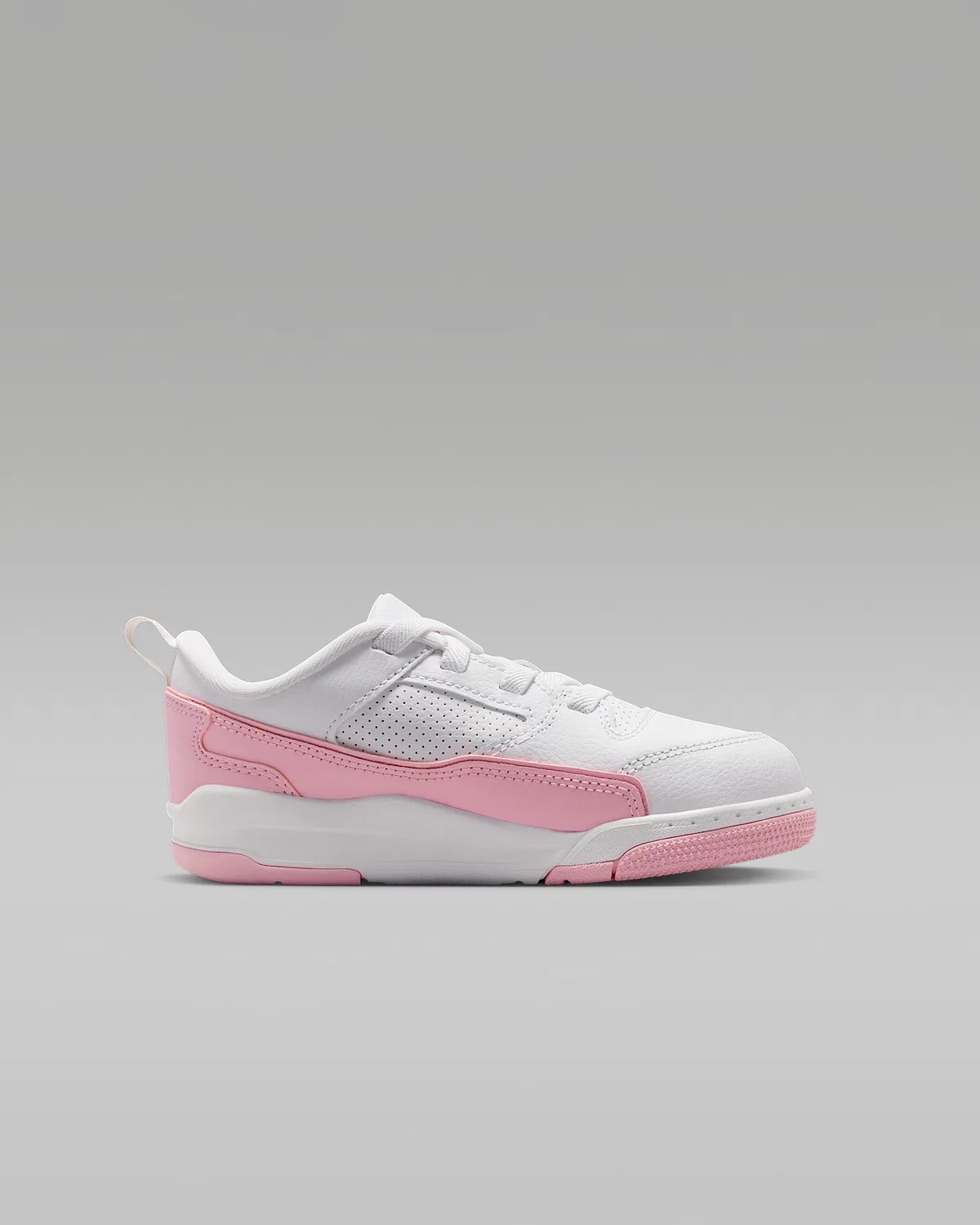 Детские кроссовки Jordan Flight Court, White/Medium Soft Pink — фото 3