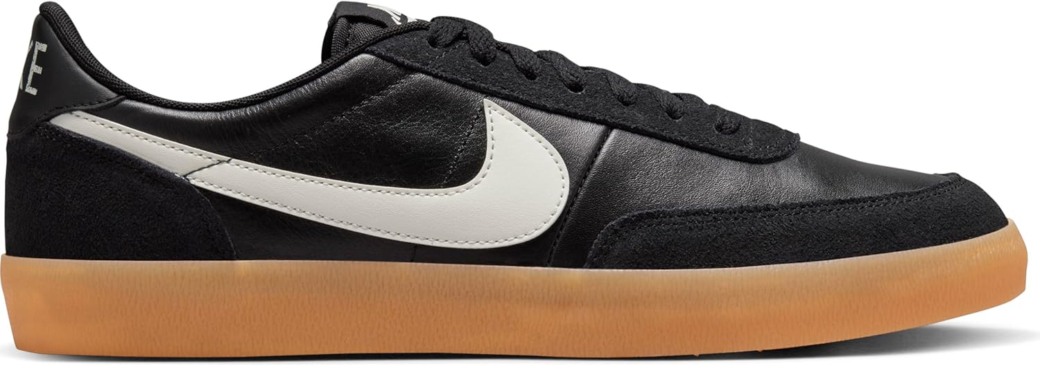 Мужские кроссовки Nike Killshot 2 из кожи, черный/желтый — фото 4