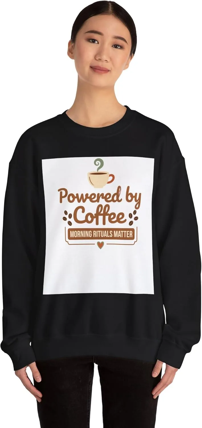 Толстовка Powered by Coffee для любителей кофе — фото 4