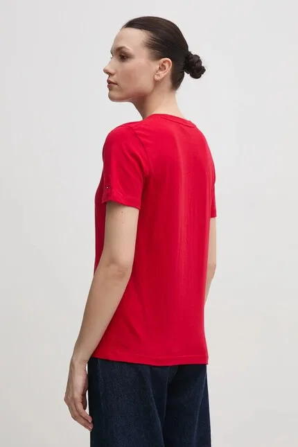 Футболка с принтом T-shirt Tommy Hilfiger, красный — фото 2