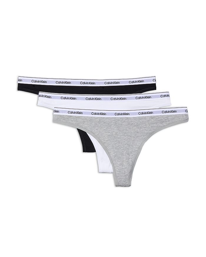 

Современные стринги с логотипом, набор из 3 штук Calvin Klein, коричневый