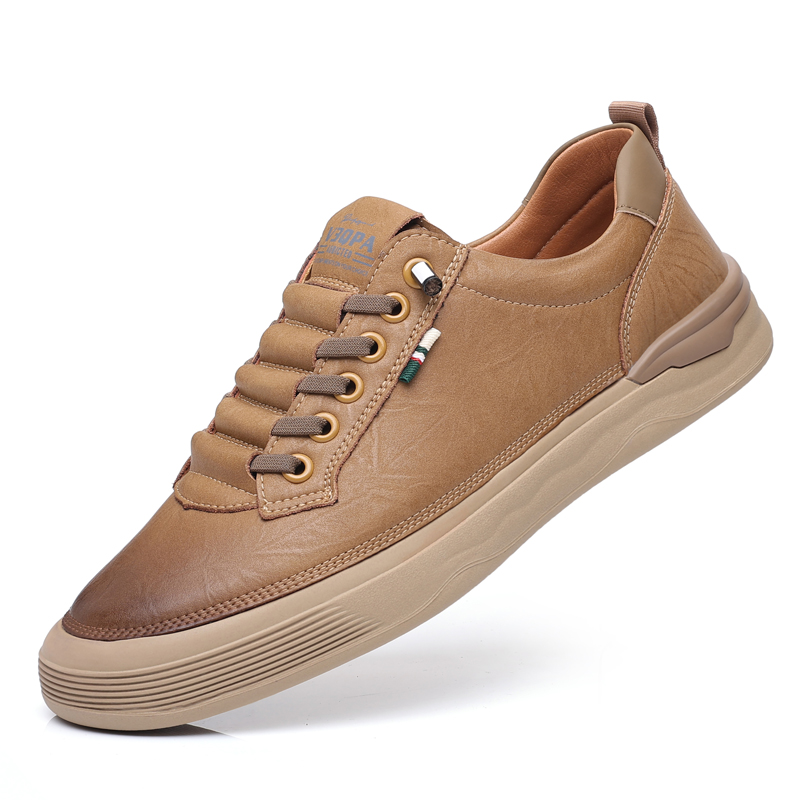 EGCHI Мужские повседневные кроссовки Low Top черные, цвет Black — фото 4