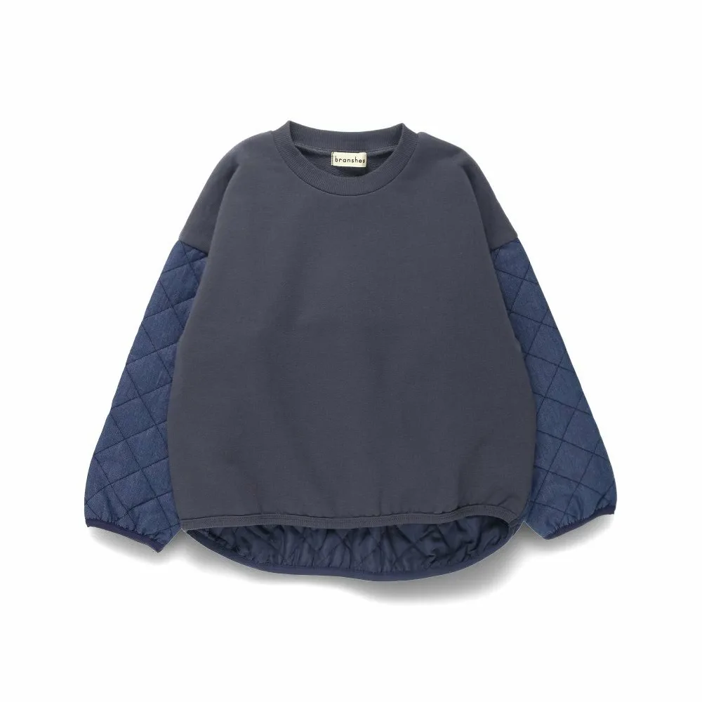 Стеганая толстовка с ромбовидным узором Branshes, цвет Navy Blue — фото 2