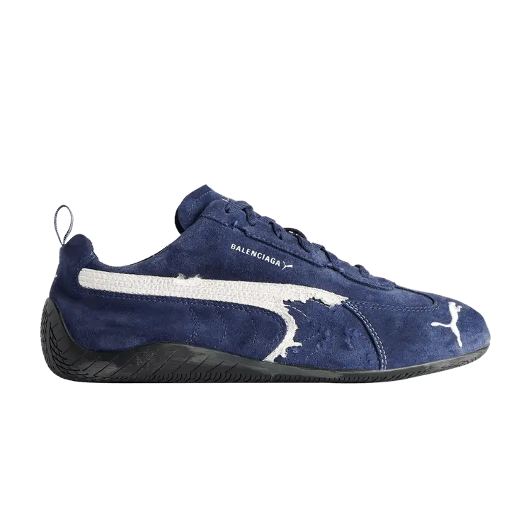 

Кроссовки Balenciaga Balenciaga x Speedcat Suede 'Navy White', синий