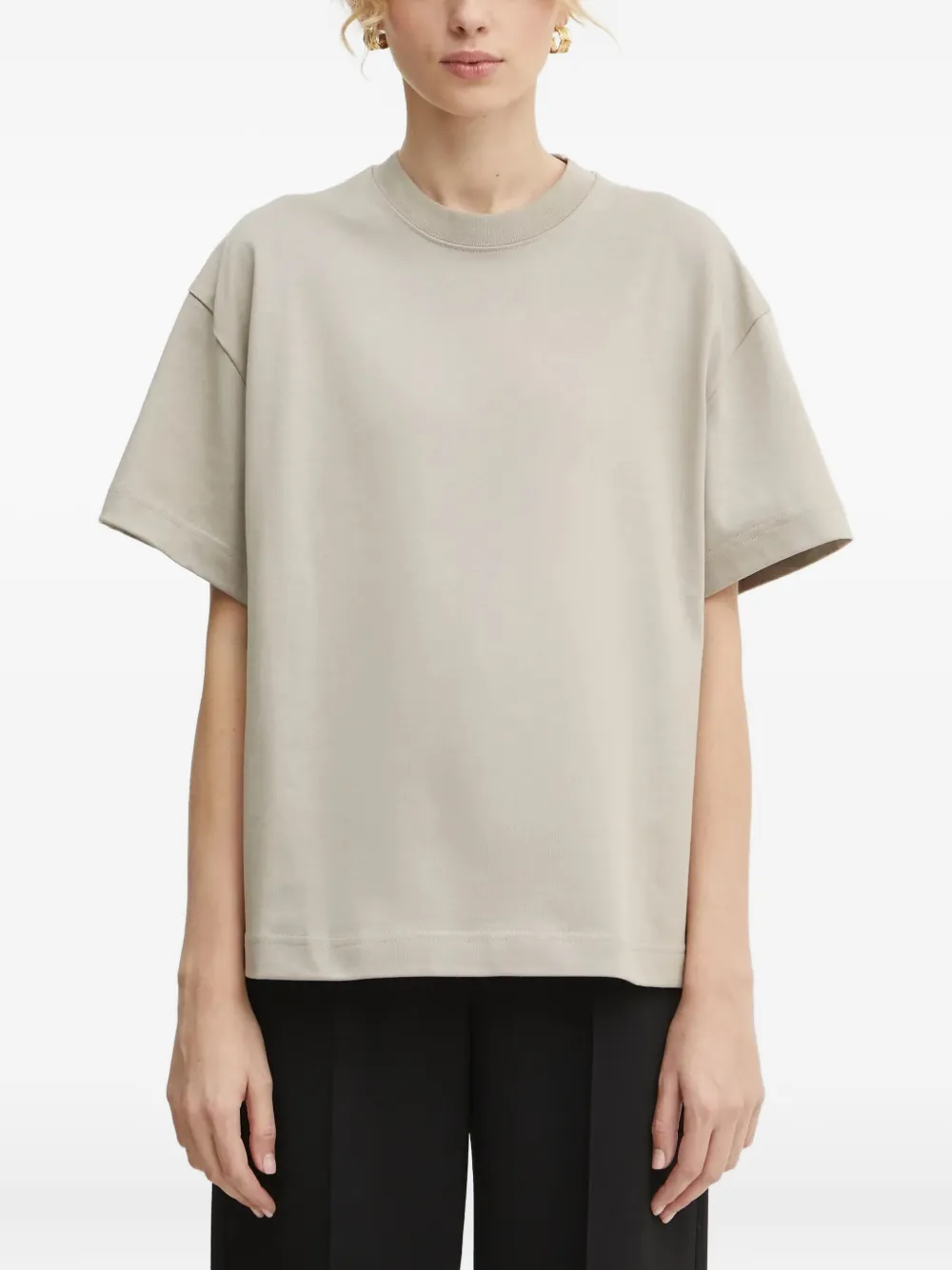 

Футболка свободного кроя Filippa K, нейтральный