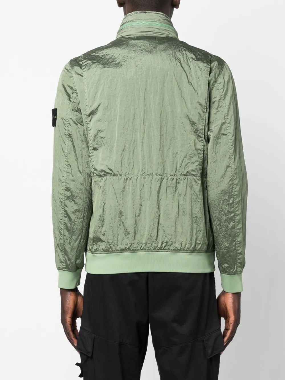 Куртка 41920 на молнии Stone Island, зеленый — фото 4