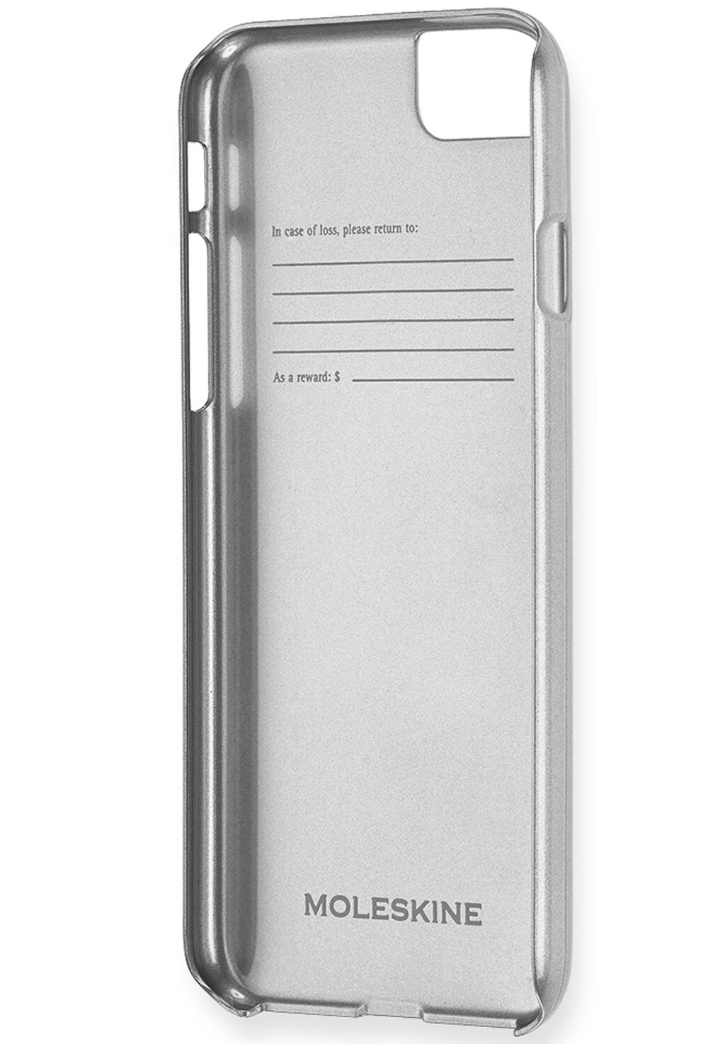 

Чехол для мобильного телефона FÜR IPHONE 6 6S 7 8 Moleskine, серебристый
