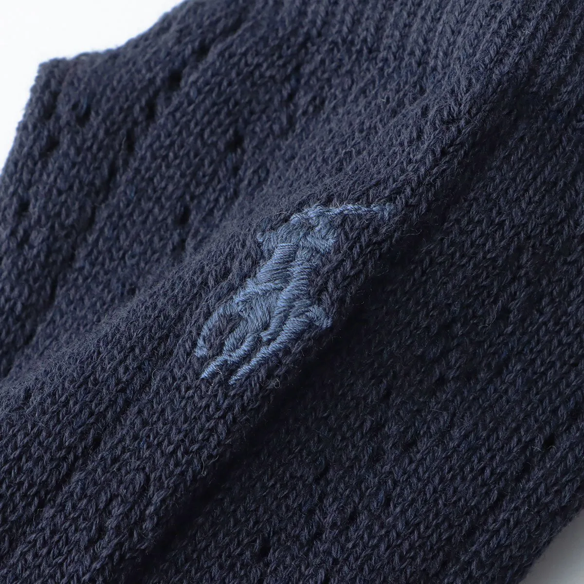 Носки с открытой текстурой, длиной до колена, как у кроссовок. Polo Ralph Lauren, 68. Navy — фото 2