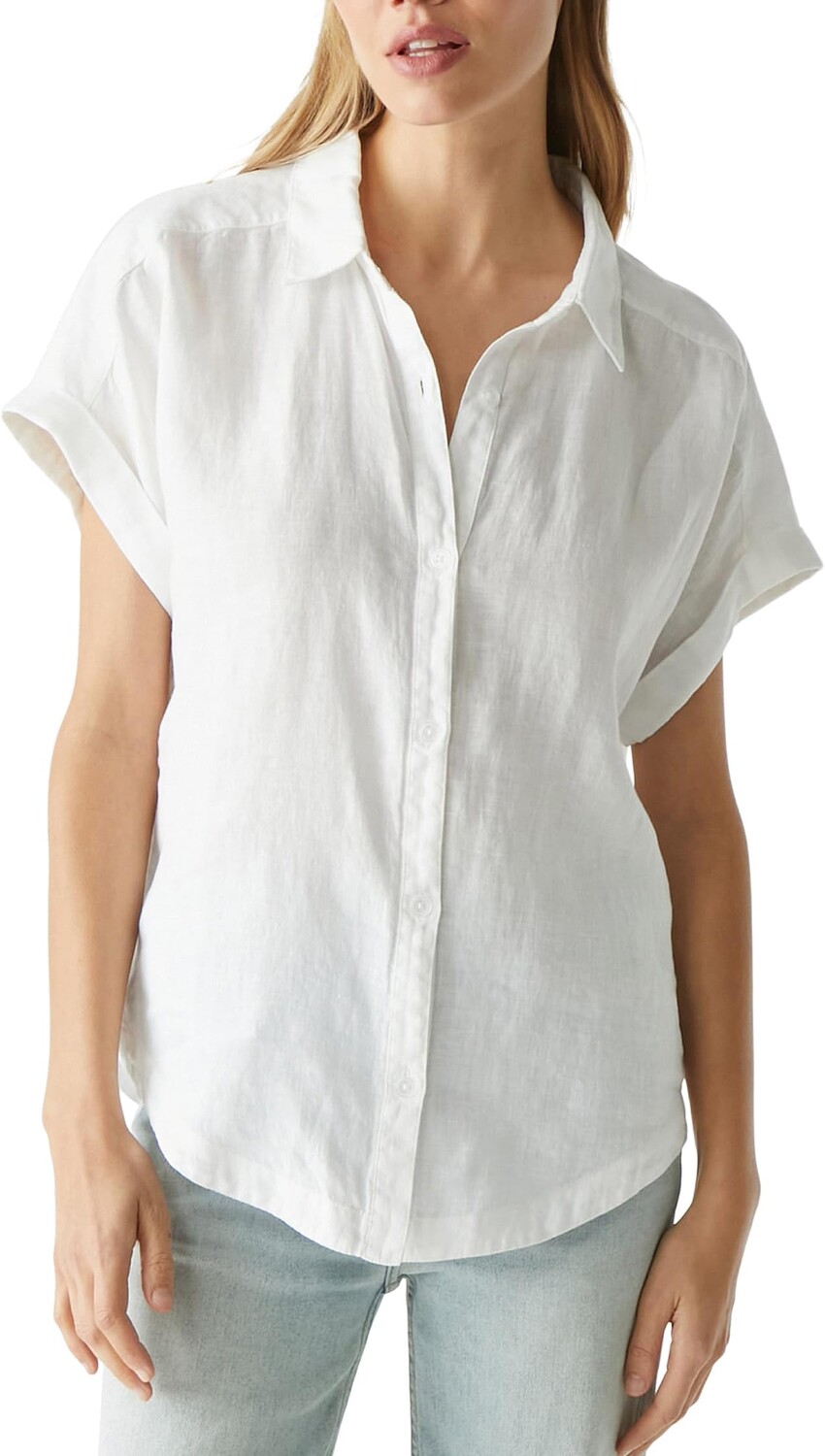 

Рубашка Michael Stars Charlie Button-Down, белый