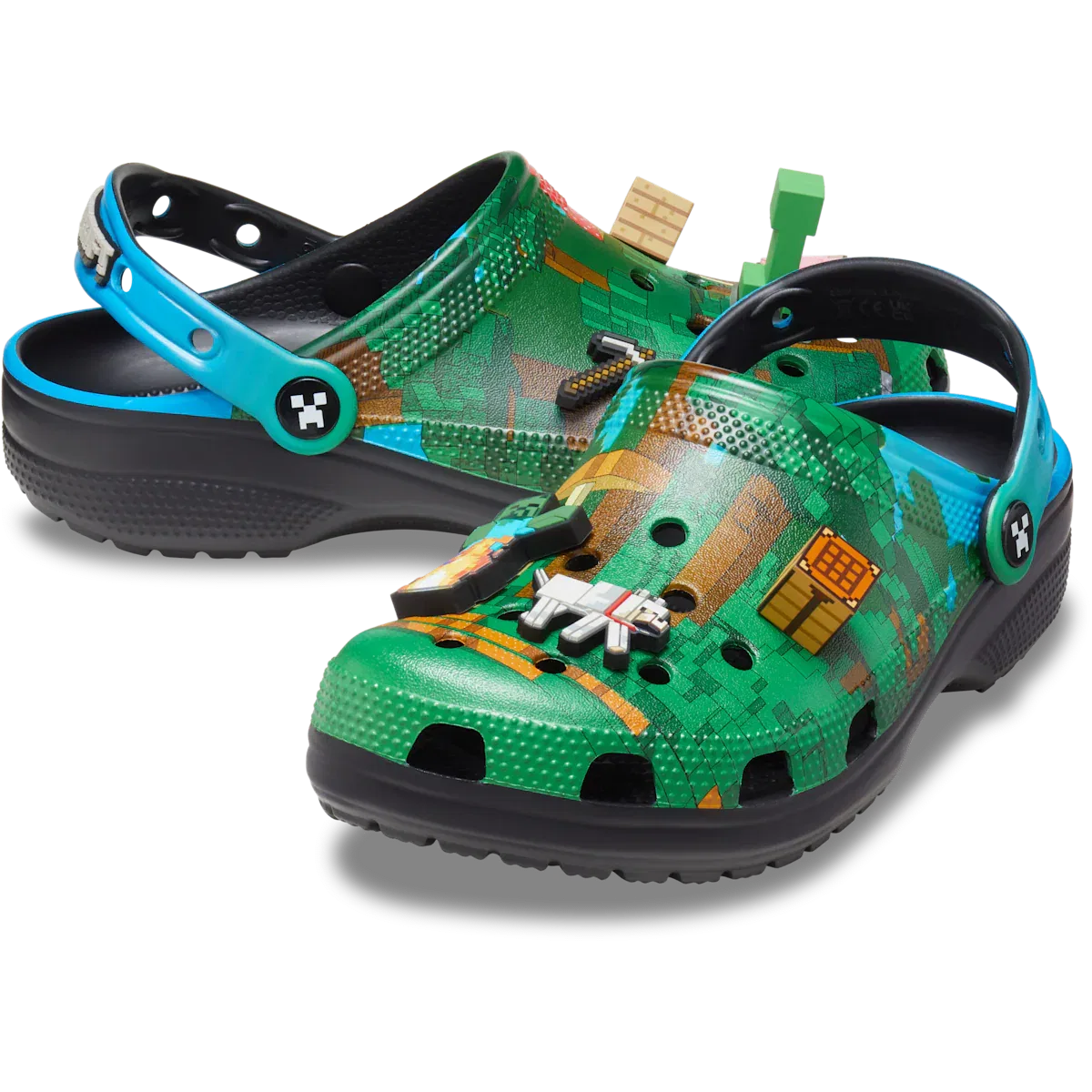 Minecraft Classic Clog Crocs, Multi — фото 2