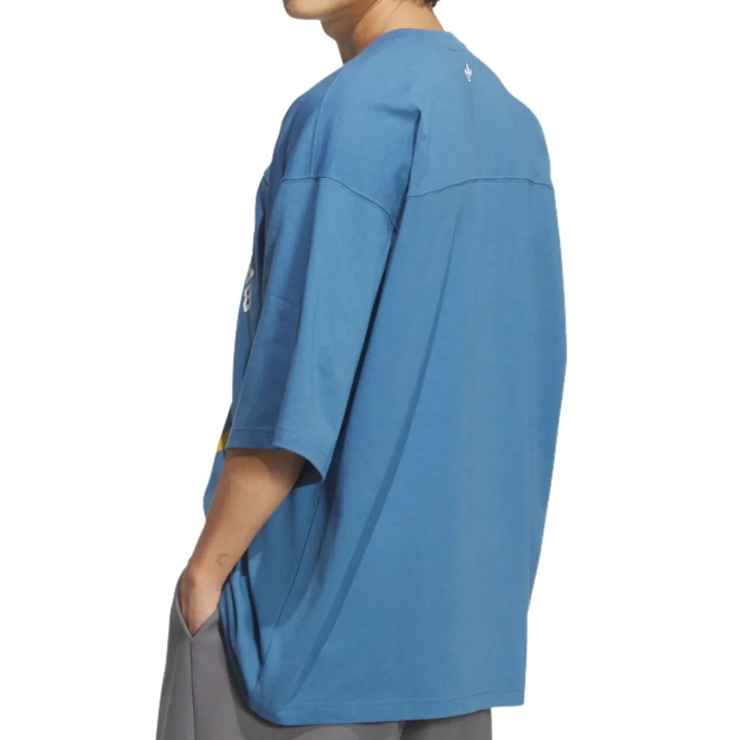Футболка Adidas Oversized Fit, цвет «синий», KT3040 — фото 3