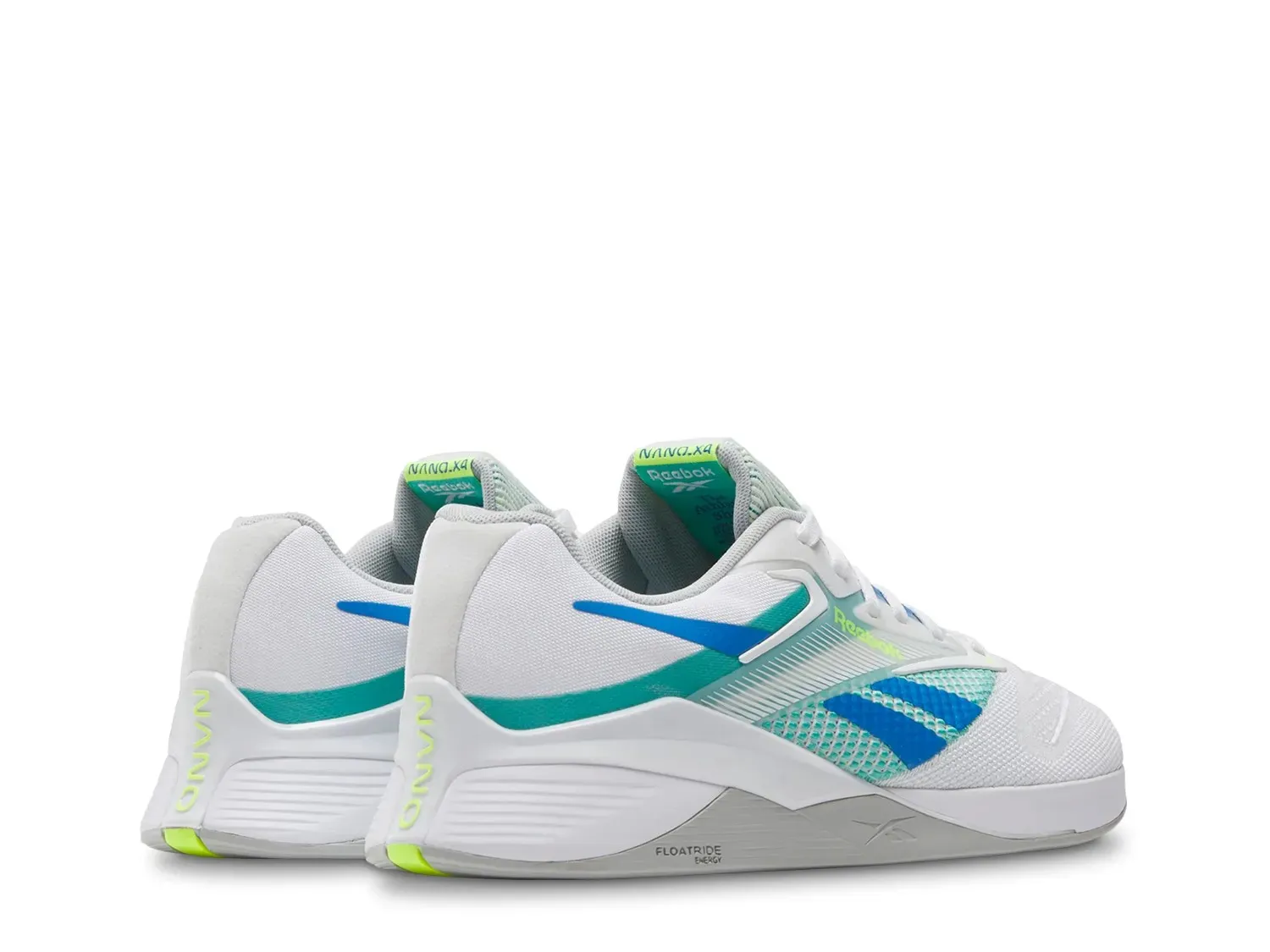 Кроссовки Reebok Nano X4 Training, белый/аквамариновый/синий — фото 3