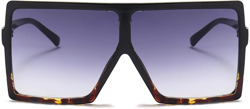 

Ретро-солнцезащитные очки квадратной формы с поляризацией для женщин, защита от УФ-излучения UV400, очки для вождения и активного отдыха, защита от бликов Thryvox, Leopard