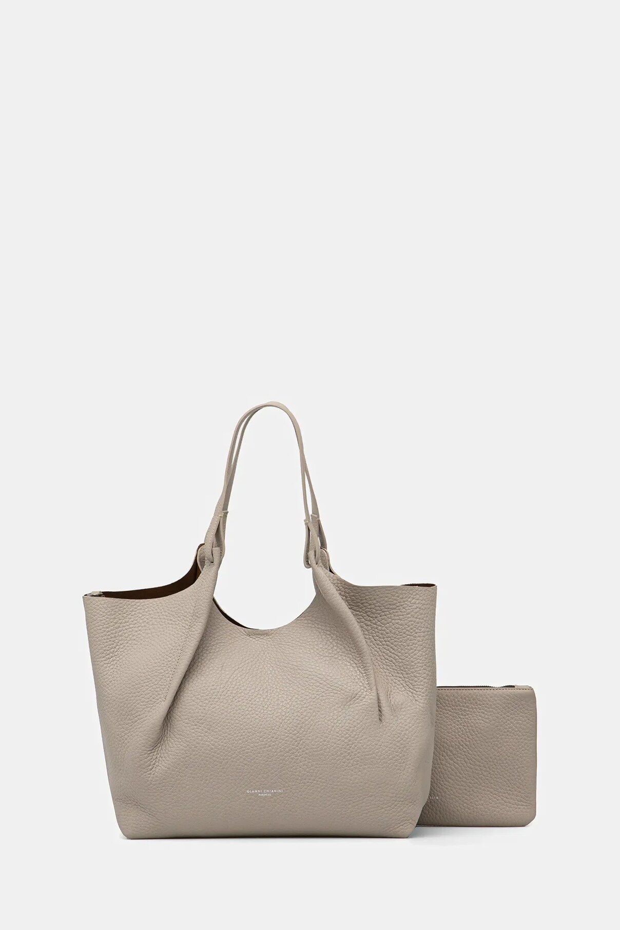 

Кожаная сумка Gianni Chiarini, бежевый