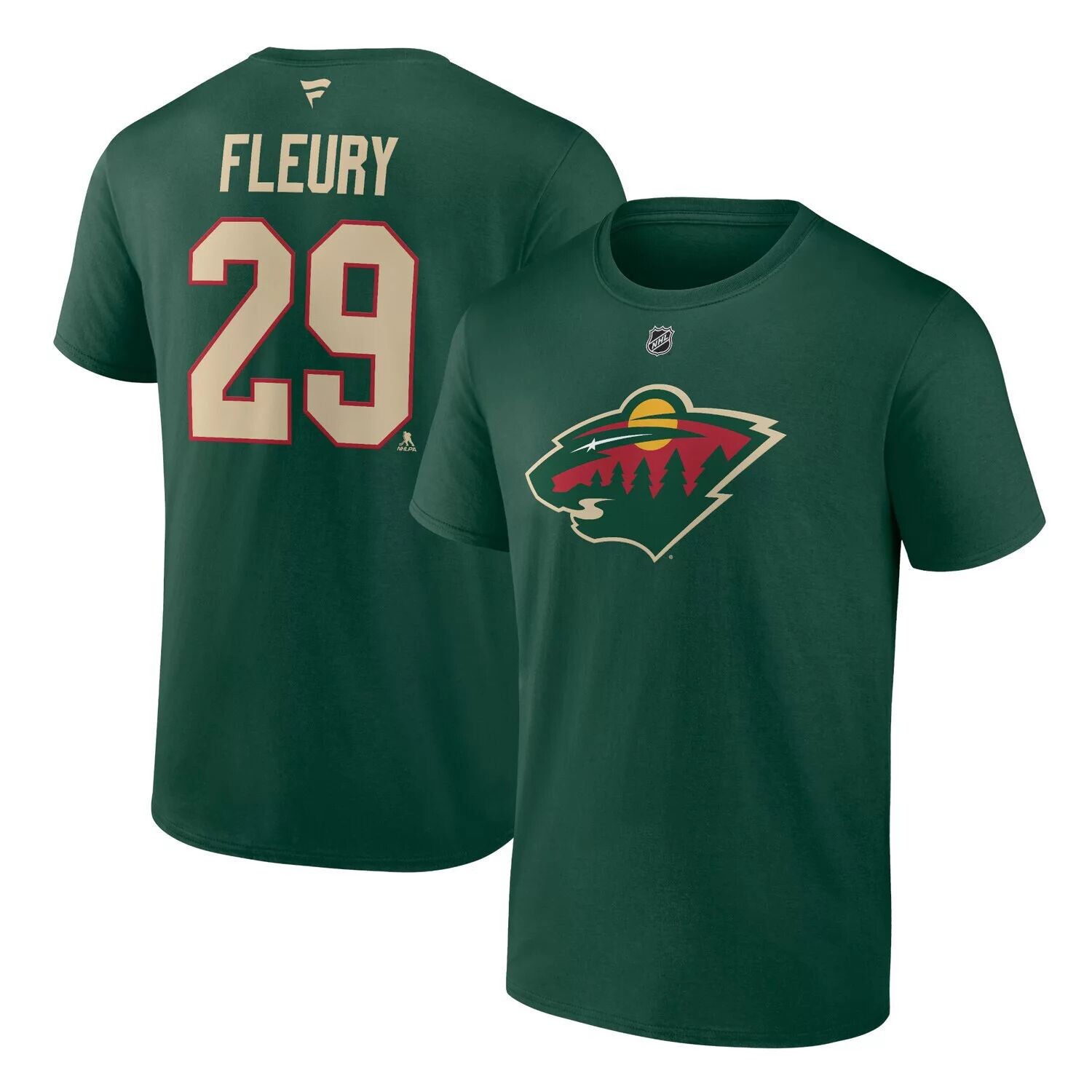 

Мужская фирменная зеленая футболка с именем и номером Minnesota Wild от Marc-Andre Fleury Fanatics, Зеленый, Мужская фирменная зеленая футболка с именем и номером Minnesota Wild от Marc-Andre Fleury Fanatics