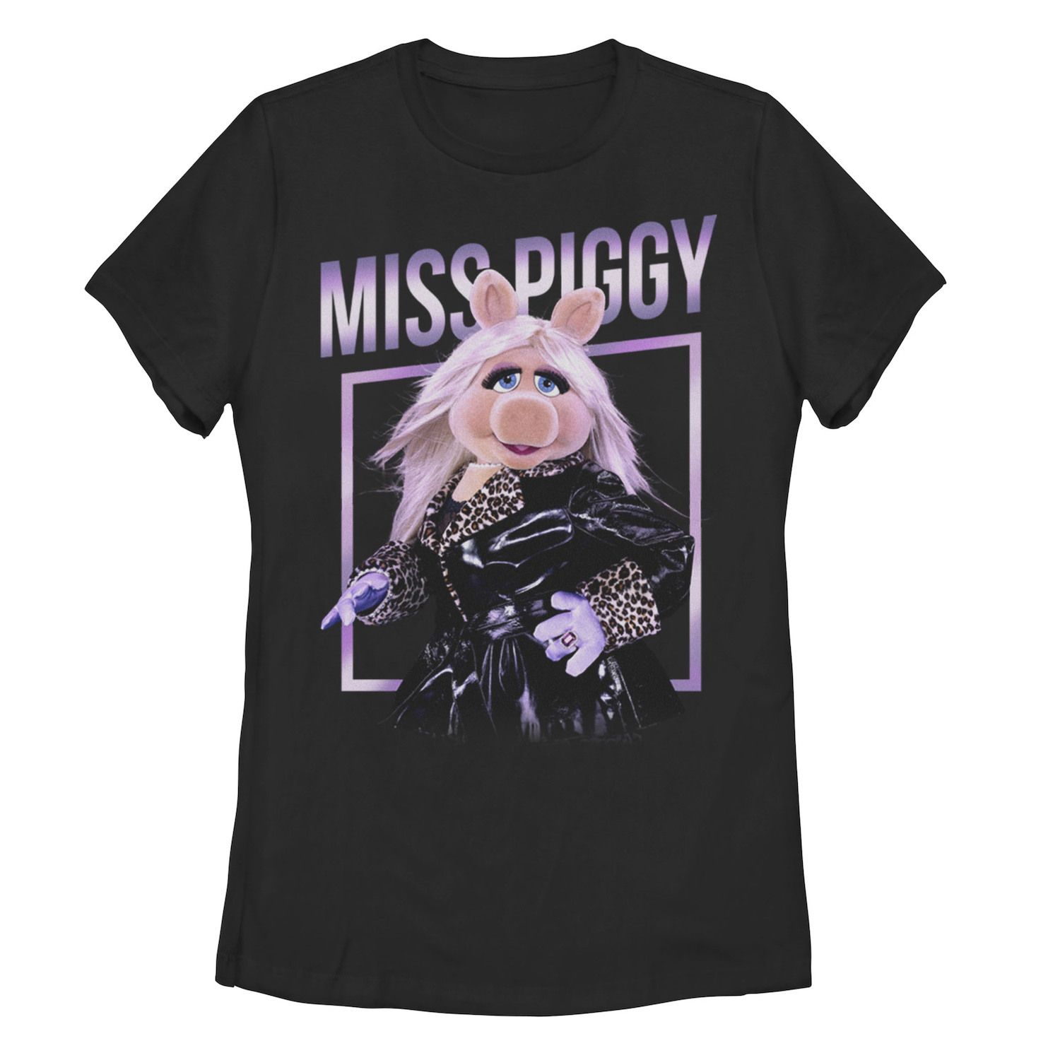 

Футболка с гламурным плакатом и графическим плакатом для юниоров «Muppets Miss Piggy» Licensed Character