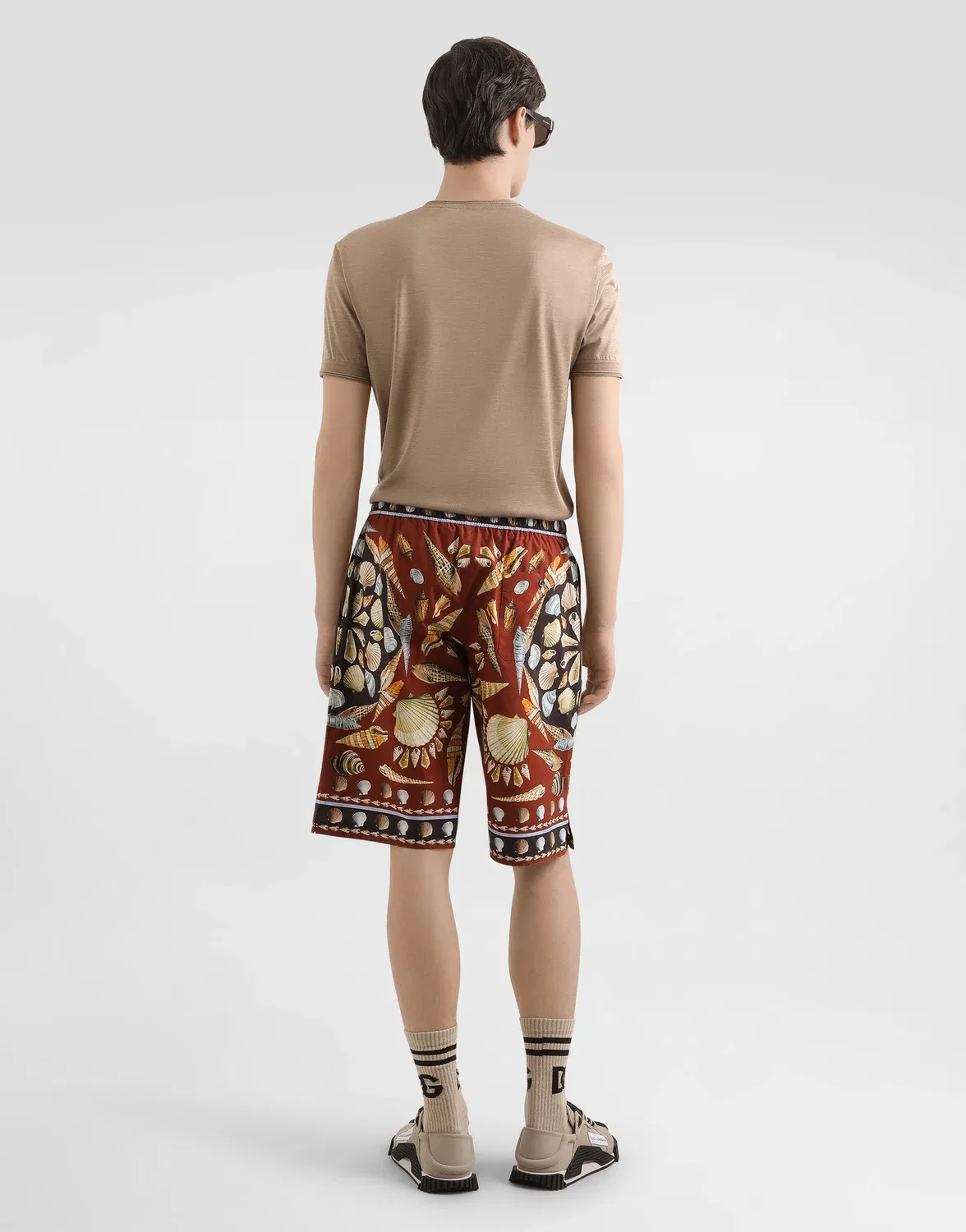 Шелковая футболка с короткими рукавами DOLCE & GABBANA, белый — фото 3