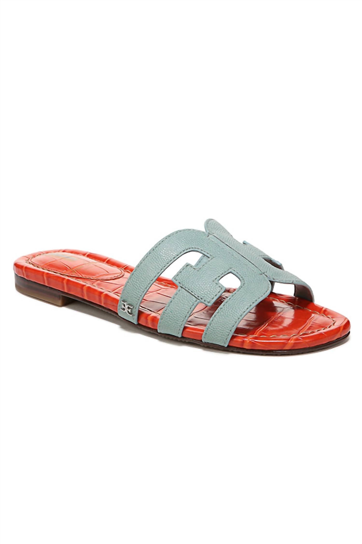 Женские сланцы Bay в голубом цвете Tide Sam Edelman