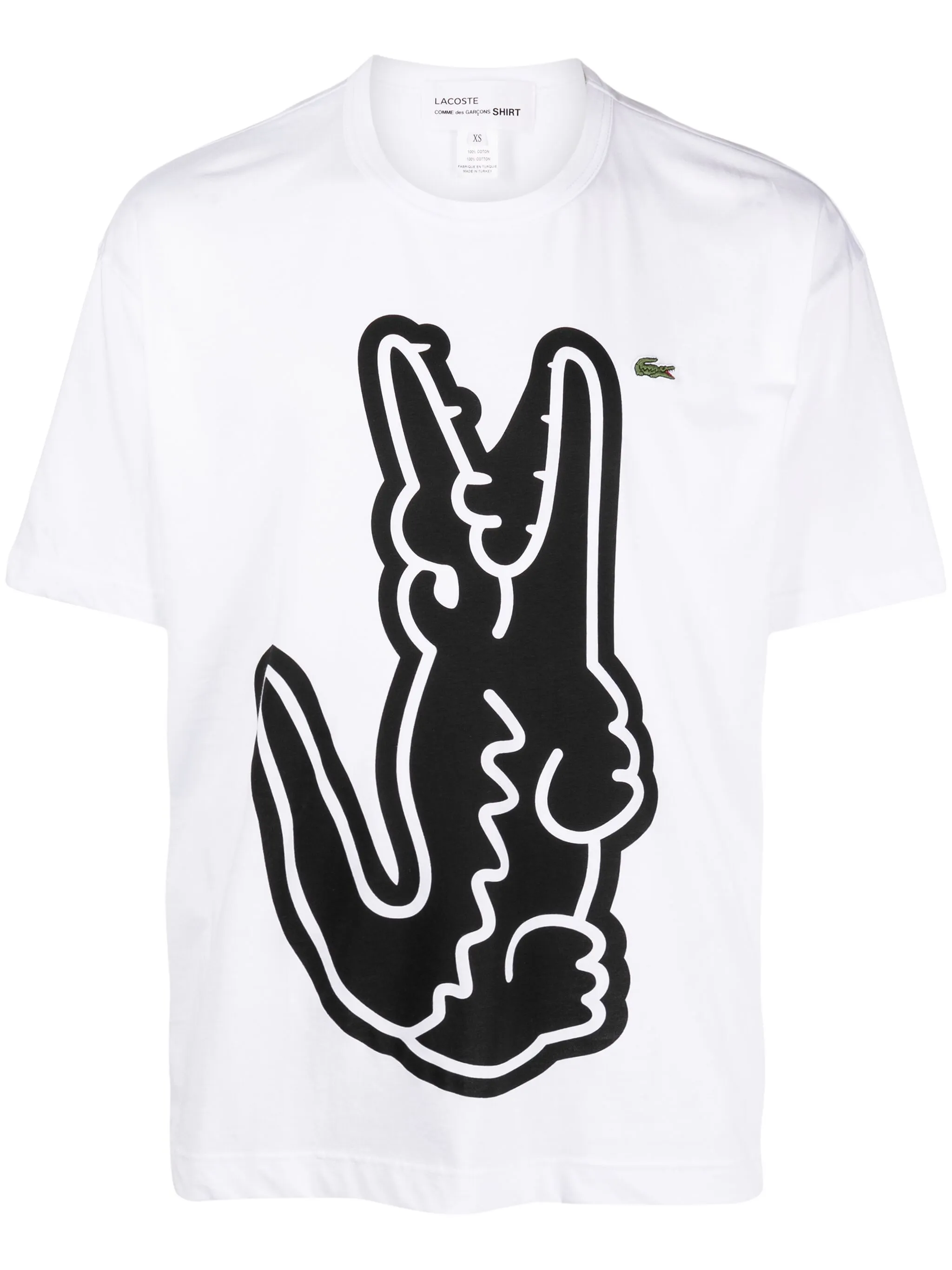 

Футболка с логотипом Comme Des Garçons Shirt, белый