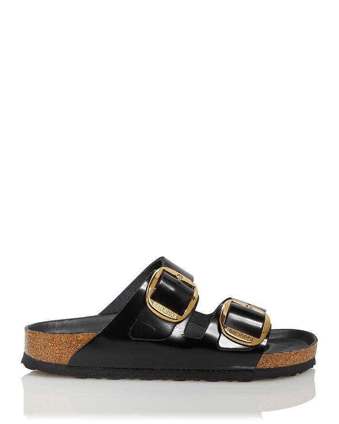 Женские шлепанцы Arizona High Shine с большой пряжкой Birkenstock — фото 4
